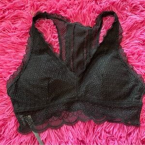 COPY - AERIE Black Lace Bralette Small